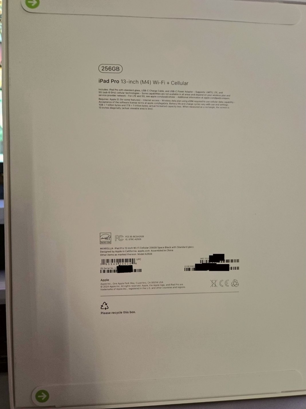 Apple iPad Pro 13 inch 256GB Unlocked Used image 2