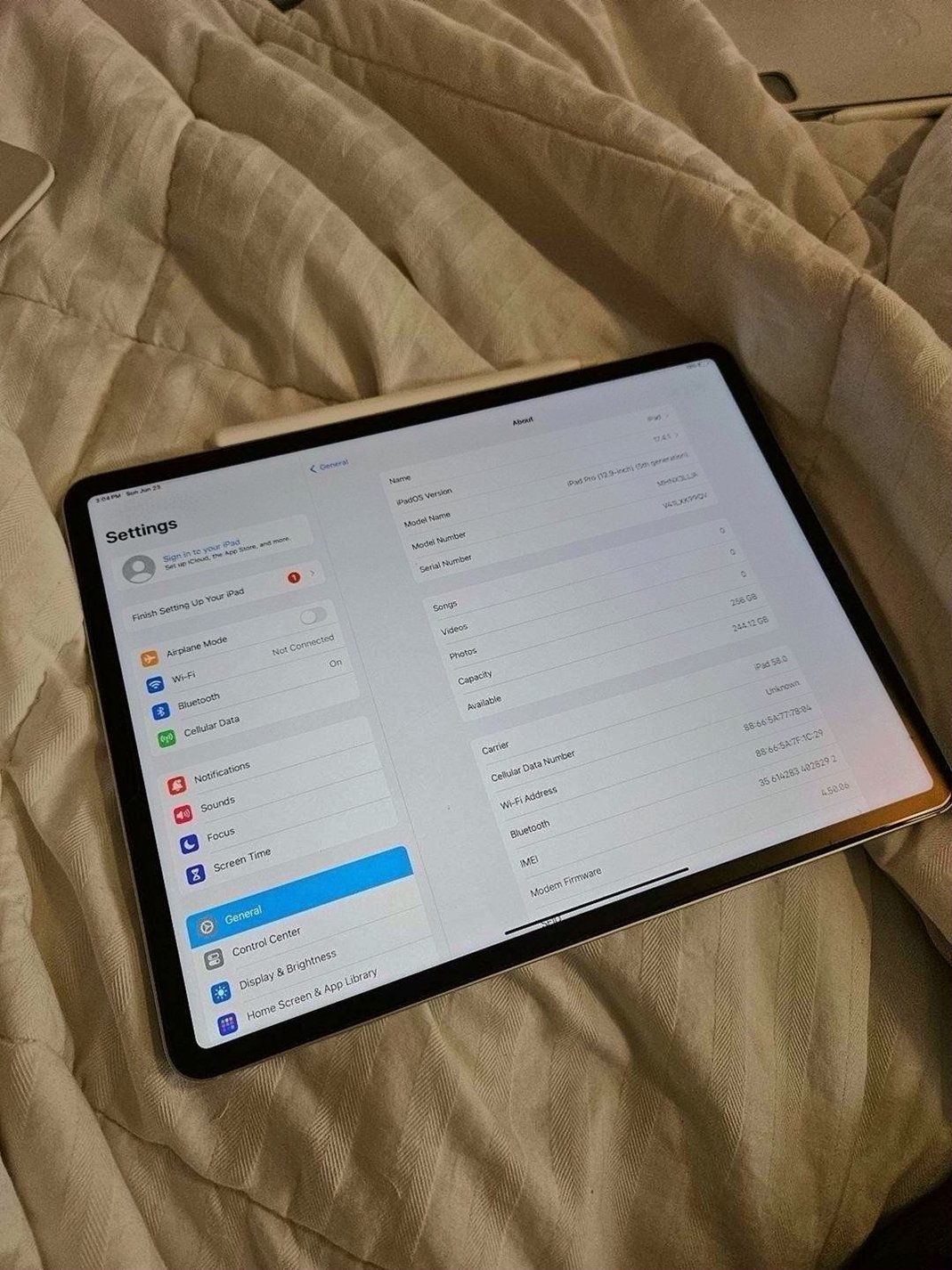 Apple iPad Pro 5th Generation 256GB Space Gray Unlocked - Used