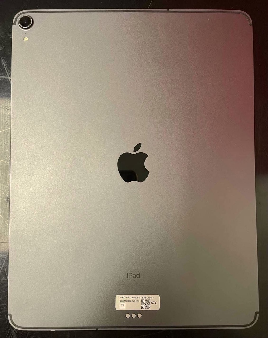 Apple iPad Pro 12.9 3rd Generation 512GB Space Grey Unlocked - Used