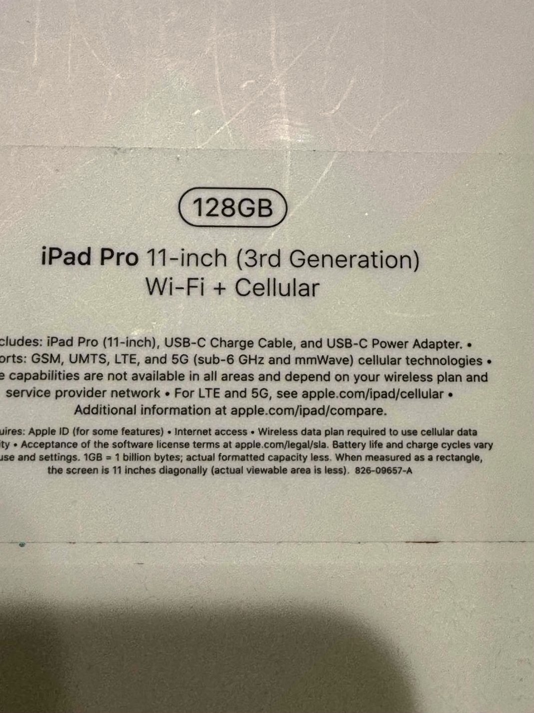 Apple iPad Pro 11-inch M1 128GB Space Gray Unlocked - Used image 5