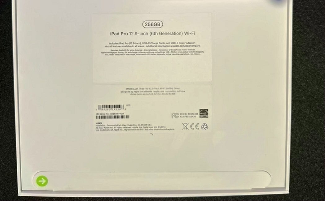 Apple iPad Pro 12.9 6th Gen 256GB Unlocked - Used image 3