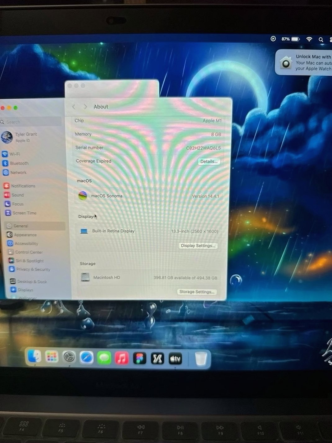 Apple MacBook Air A2337 512GB Space Gray Unlocked - Used image 3