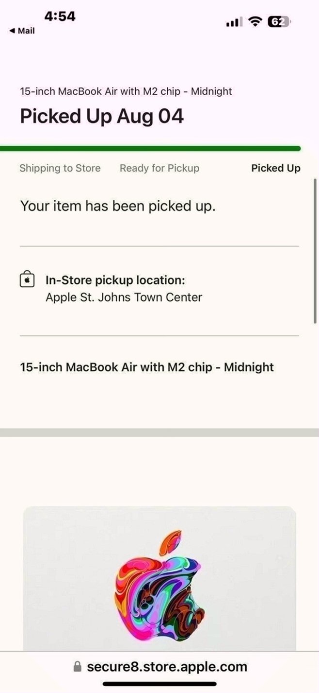 Apple MacBook Air 15-inch M2 1TB Midnight Used image 3