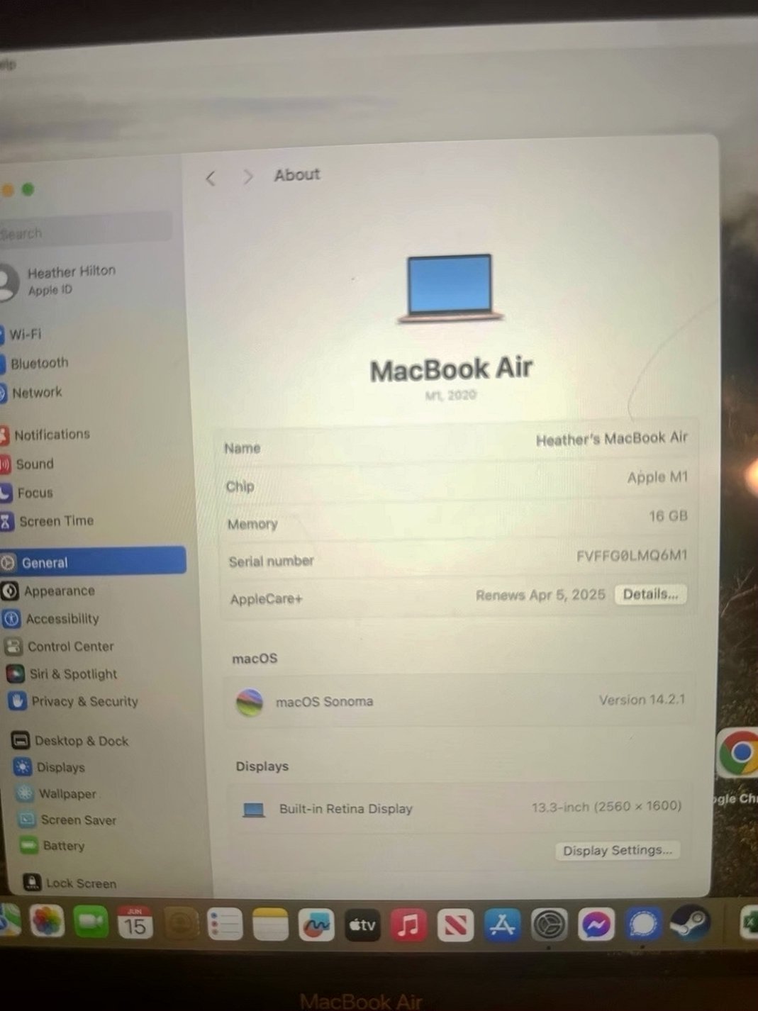Apple MacBook Air 2020 512GB Rose Gold Unlocked - Used