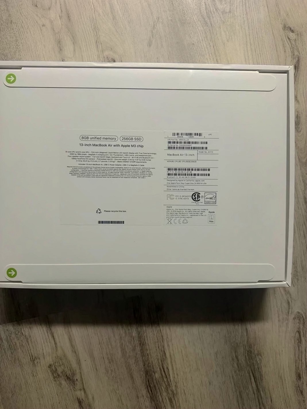 Apple MacBook Air 2024 M3 8X98 Unlocked - Used image 2