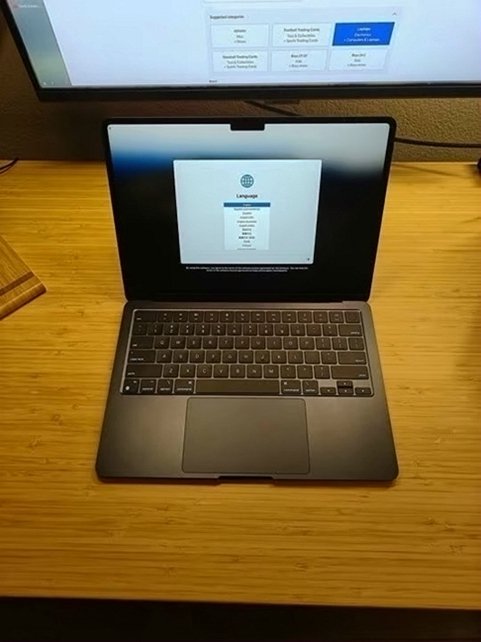 Apple MacBook Air 2024 M3 256GB Navy Blue Unlocked - Used image 2