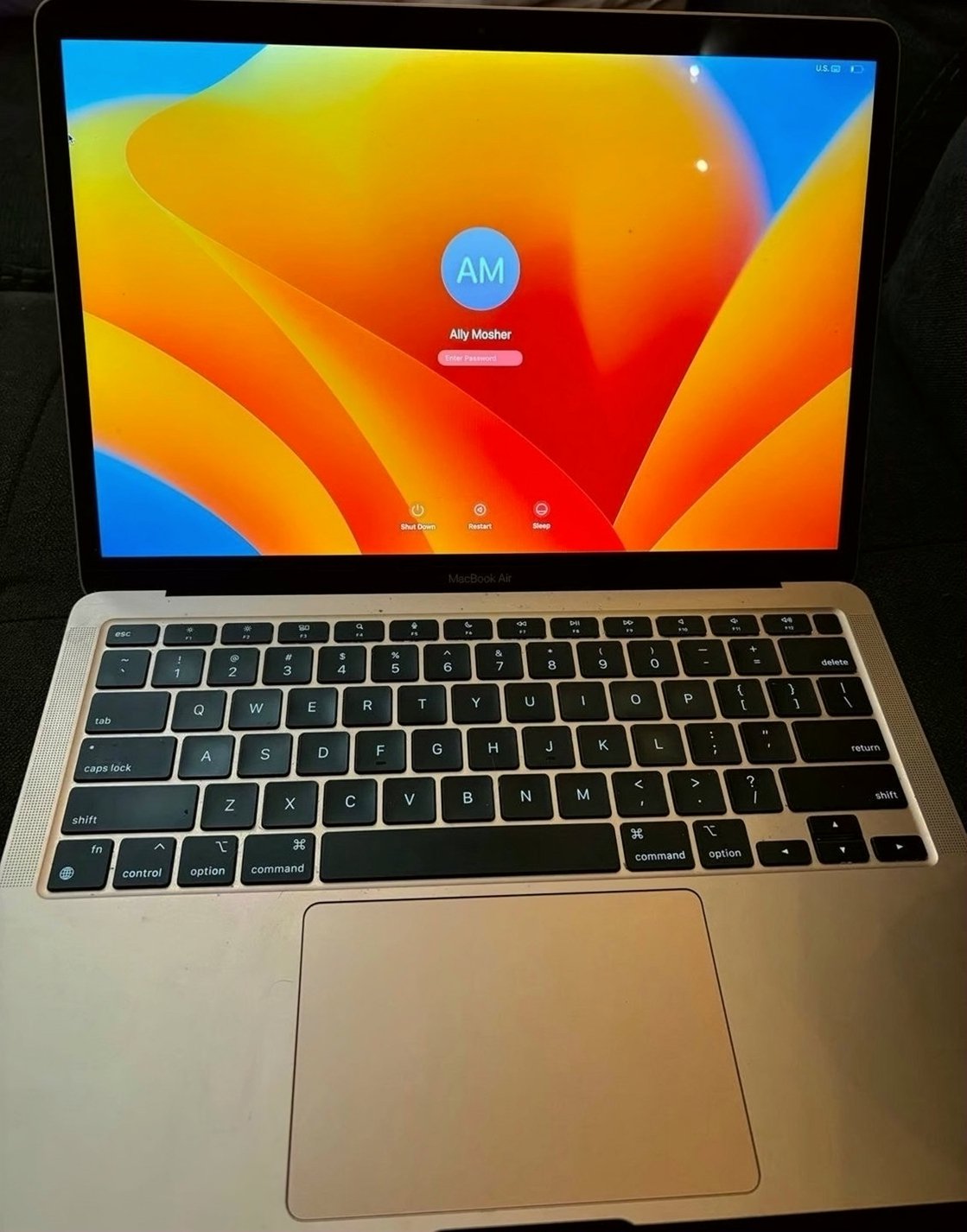 Apple MacBook Air M1 245GB Rose Gold Unlocked - Used