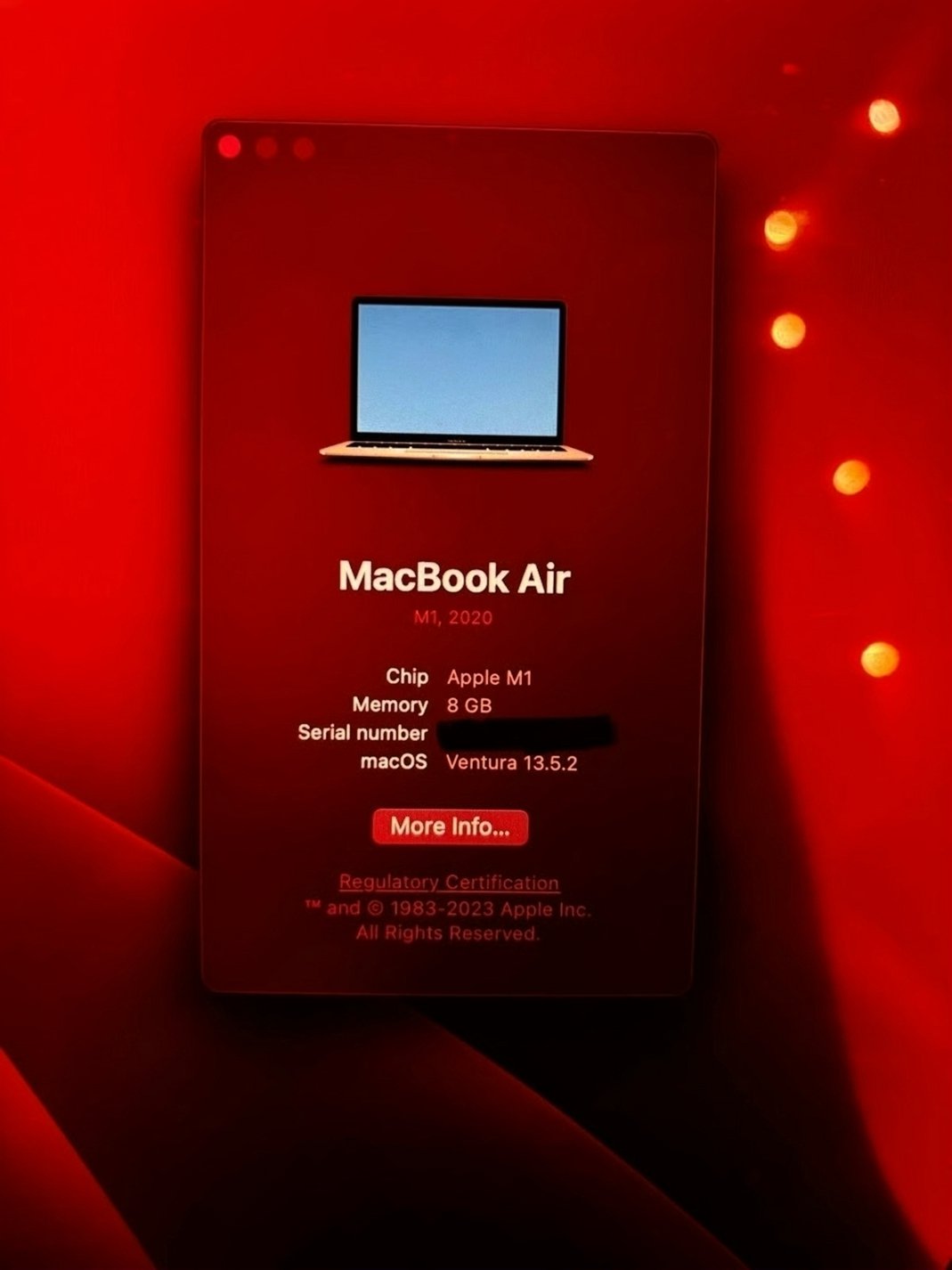 Apple MacBook Air M1 245GB Rose Gold Unlocked - Used image 3