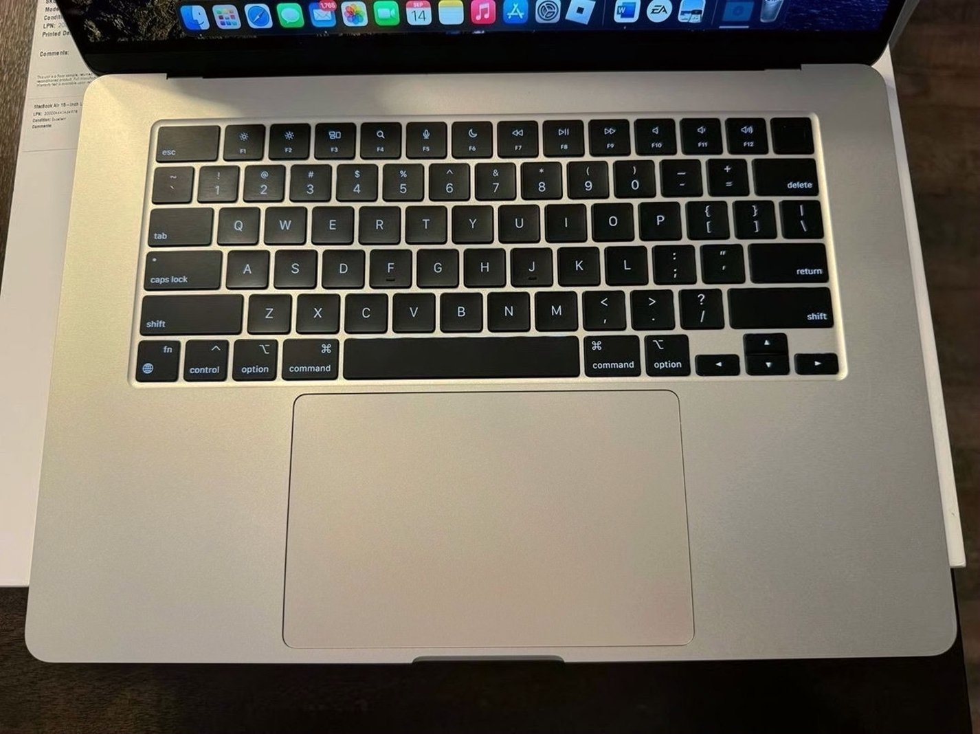 Apple MacBook Air 15 inch M3 256GB Starlight Unlocked - Used image 2