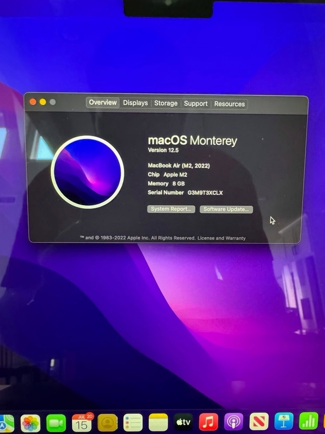 Apple MacBook Air 13in M2 256GB Space Gray Unlocked - Used image 4