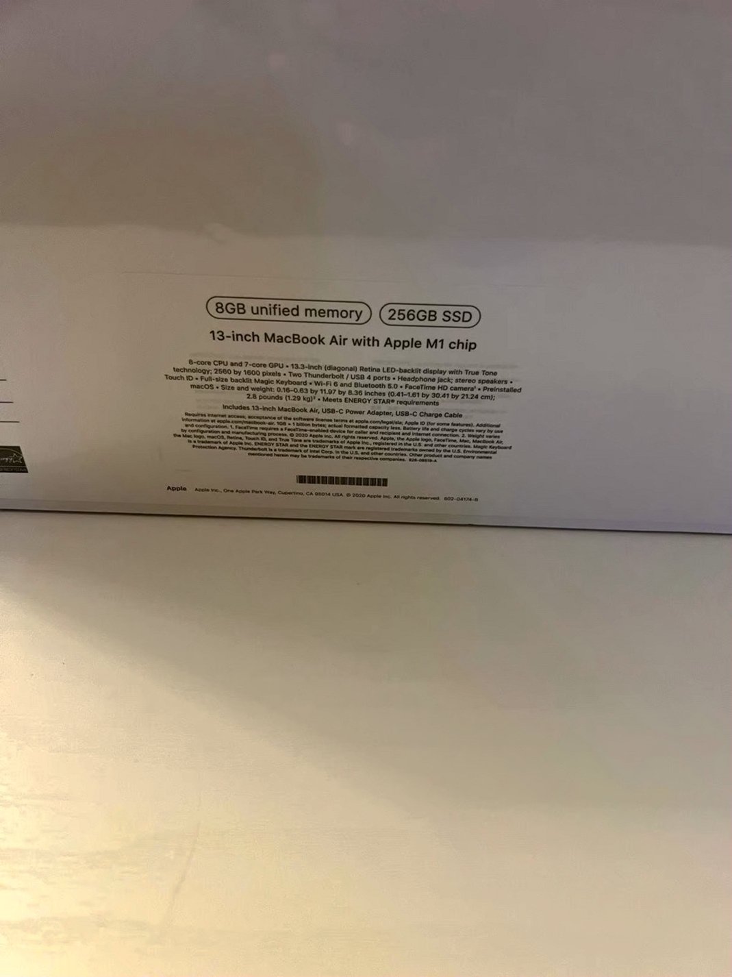 Apple MacBook Air 2020 7N82 8GB 256GB Silver Unlocked - Used image 4