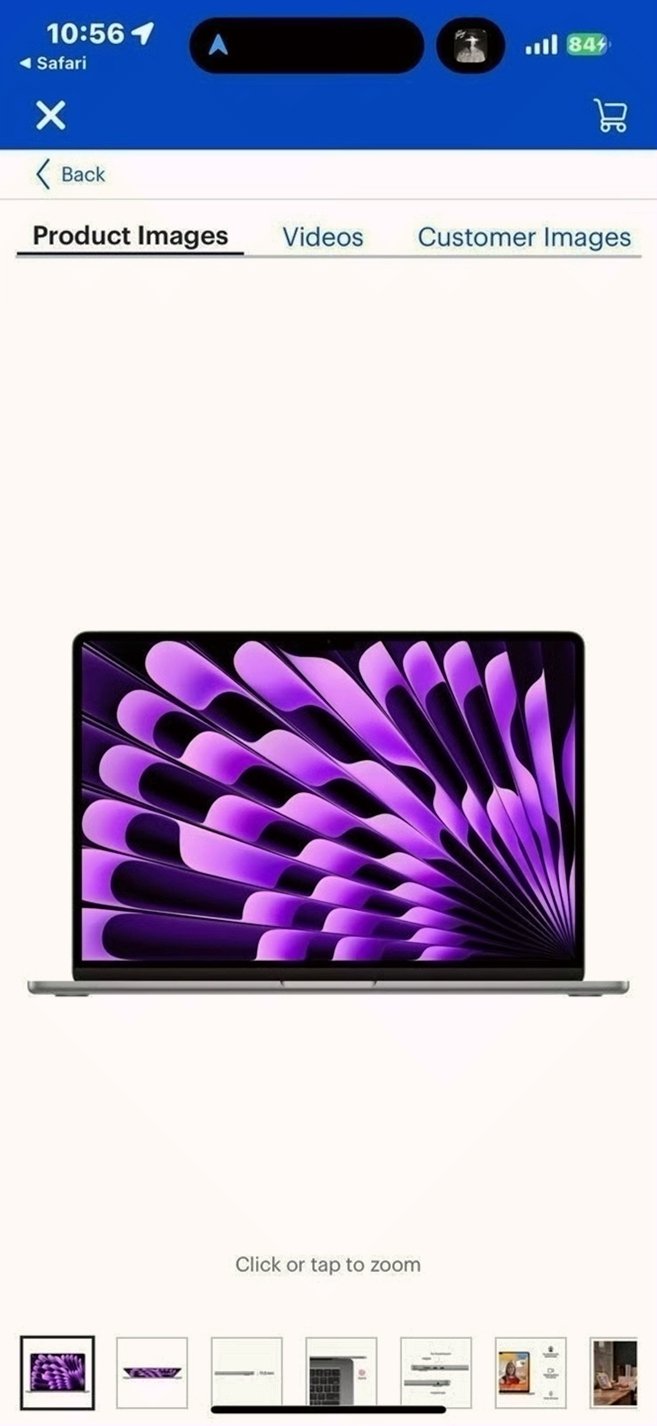 Apple Macbook Air 15in M2 512GB Midnight Used