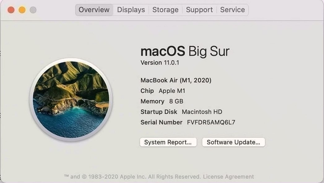 Apple MacBook Air 2020 M1 Chip 256GB Silver Unlocked - Used image 3
