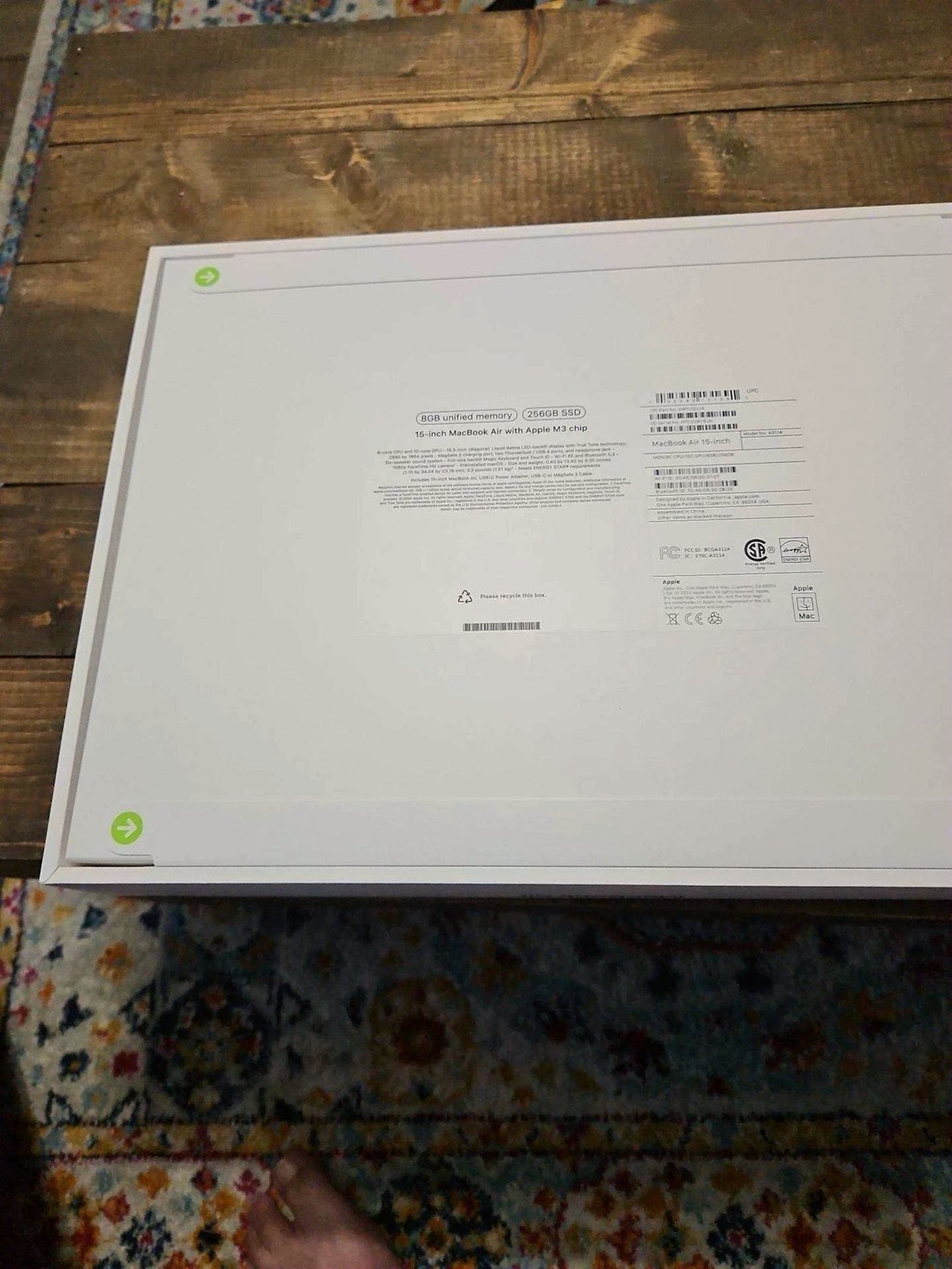Apple MacBook Air 15 inch M3 256GB Midnight - Used image 5