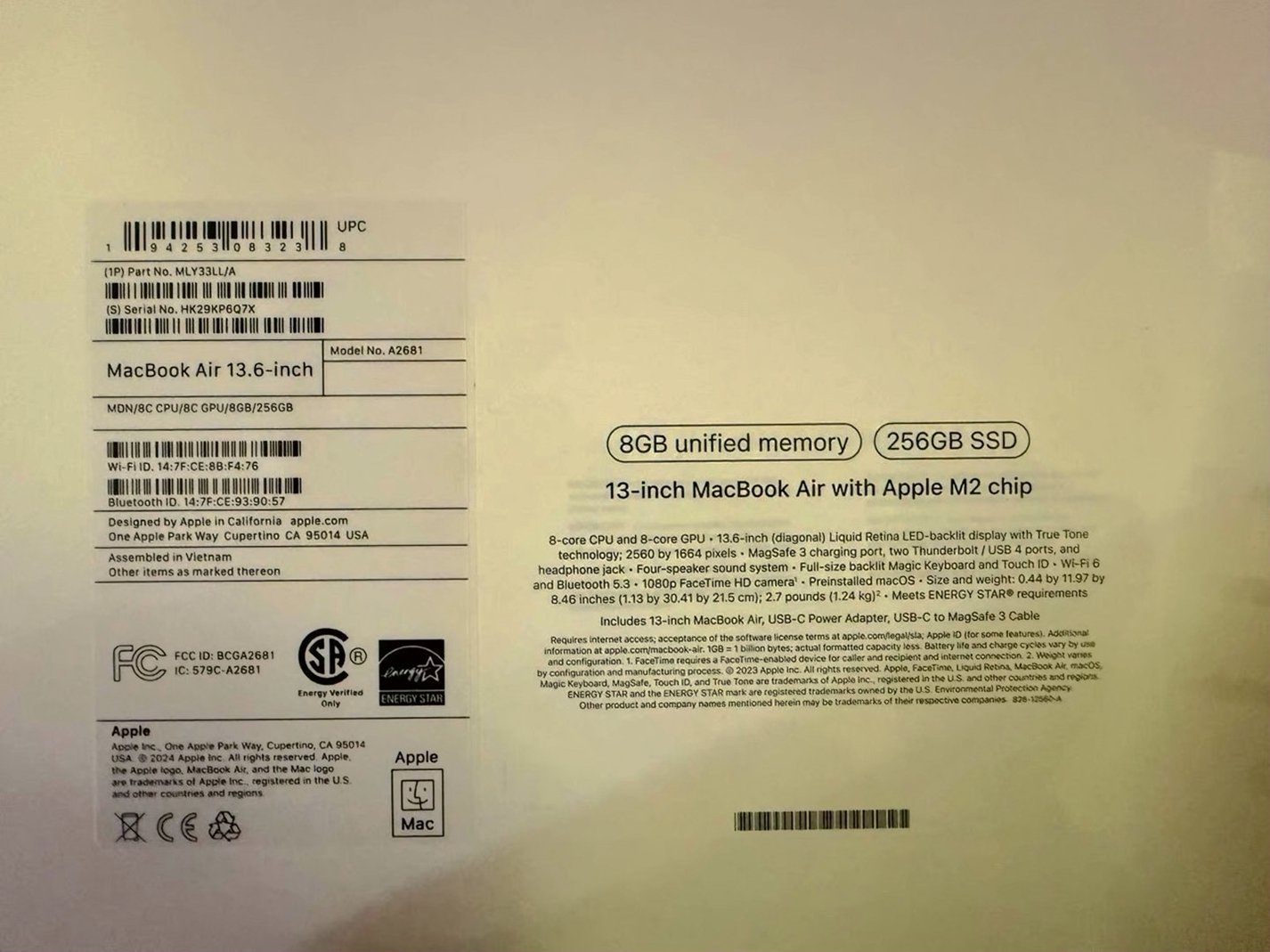 Apple MacBook Air 13'' 8GB Midnight - Used image 3