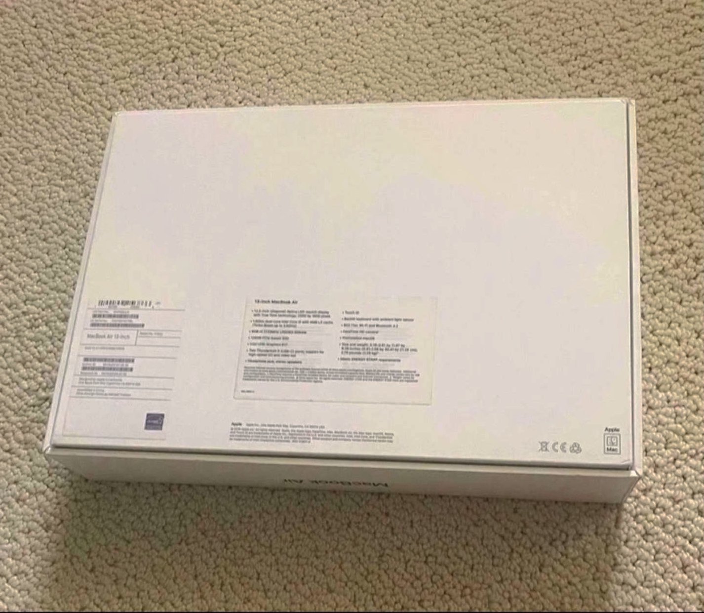 Apple MacBook Air 2018 3R17 128GB Silver Unlocked - Used image 5