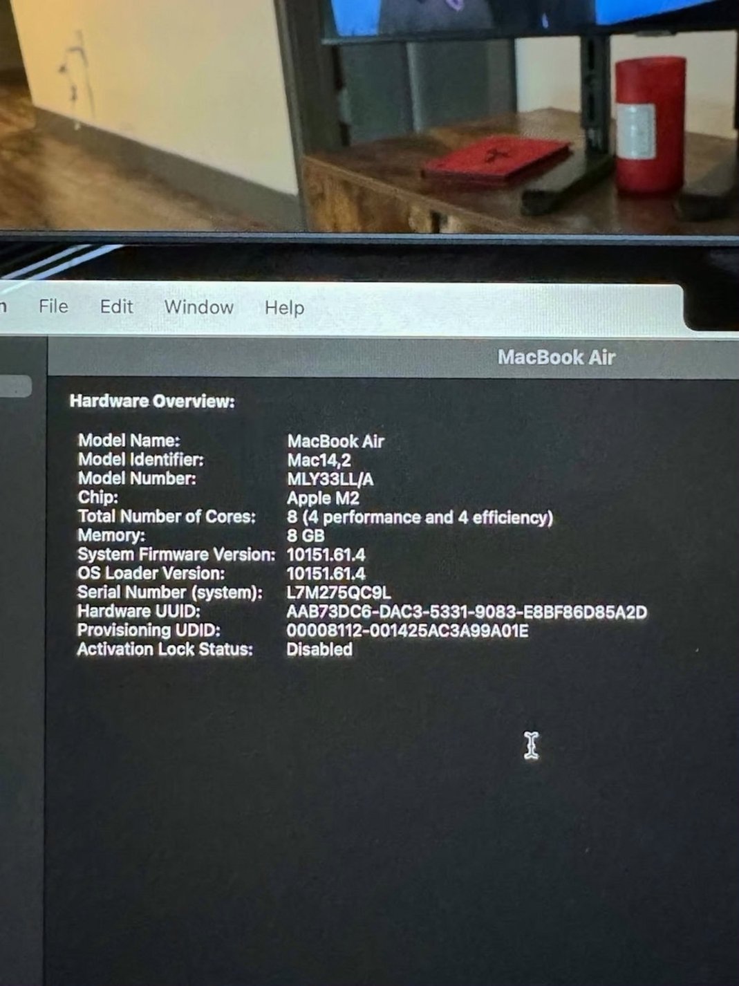 Apple MacBook Air 2024 256GB Midnight Unlocked - Used image 3