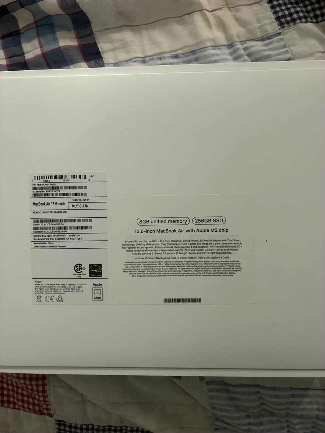 Apple MacBook Air 13.6-inch M2 256GB Space Gray Unlocked - Used image 3