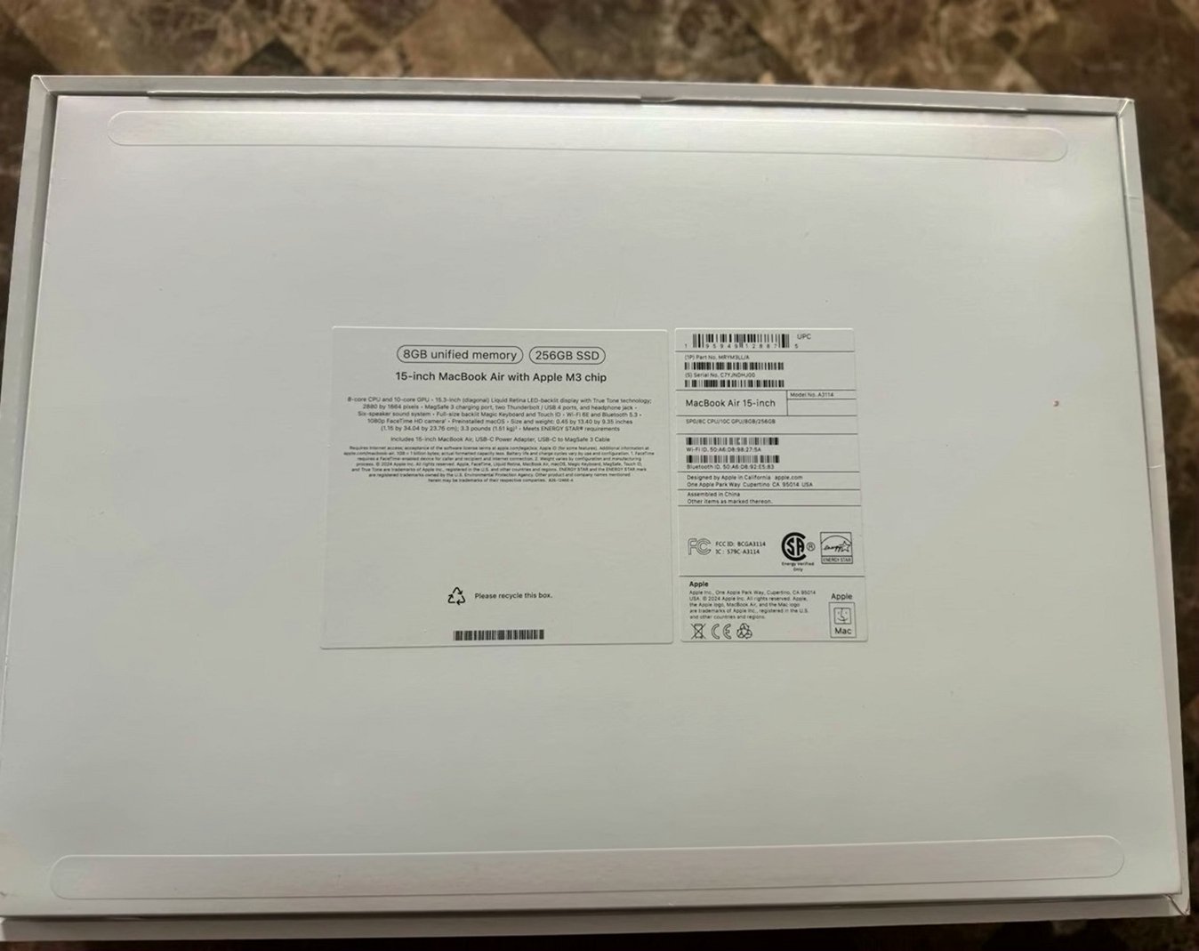 Apple MacBook Air 15 inch M3 256GB - Used image 2