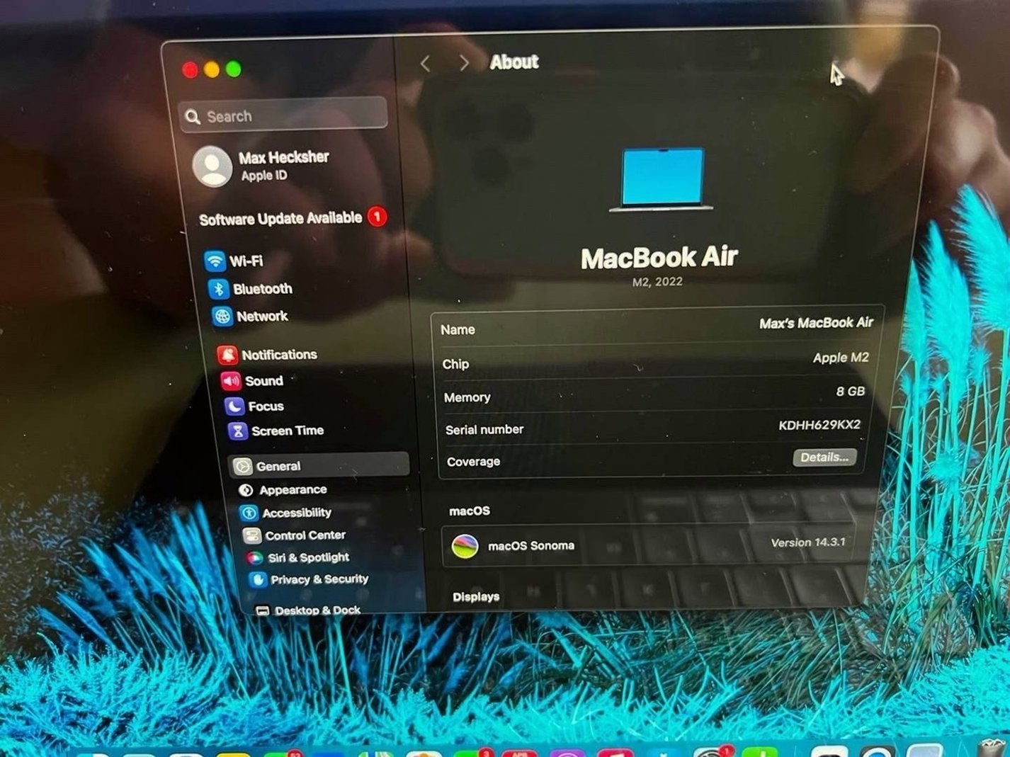 Apple MacBook Air M2 256GB Silver Unlocked - Used image 2