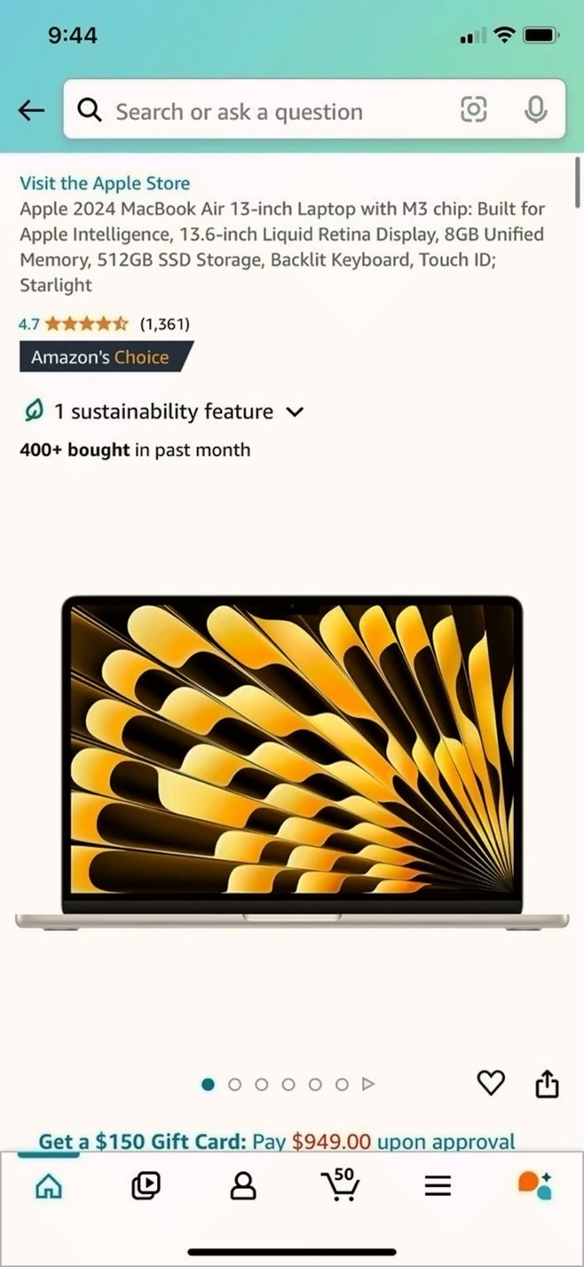 Apple MacBook Air 13 512GB Starlight Used image 3