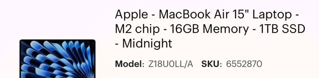 Apple MacBook Air M2 16GB 15” Midnight Blue - Brand New image 4