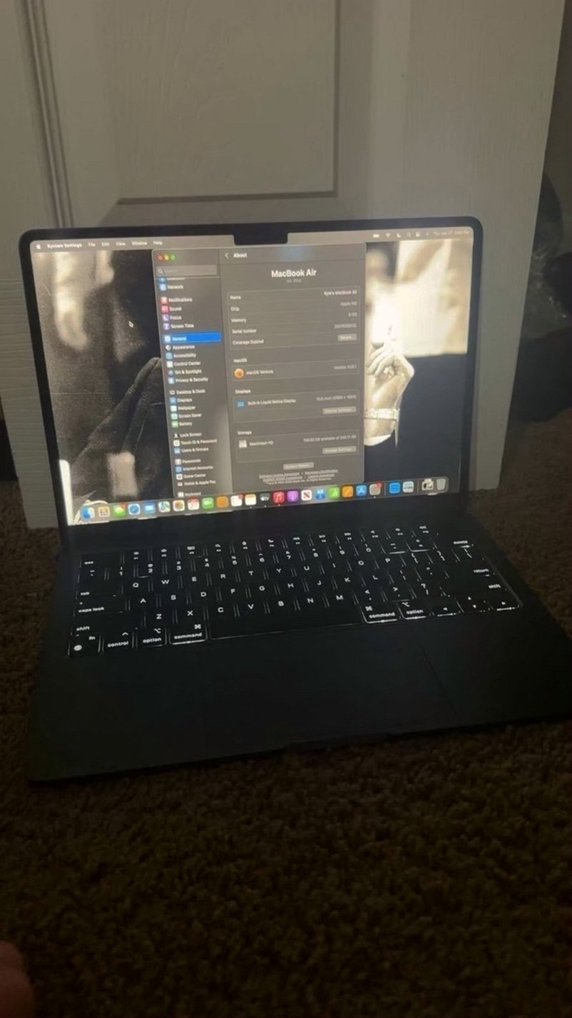 Apple MacBook Air M2 256GB Silver Unlocked - Used image 5