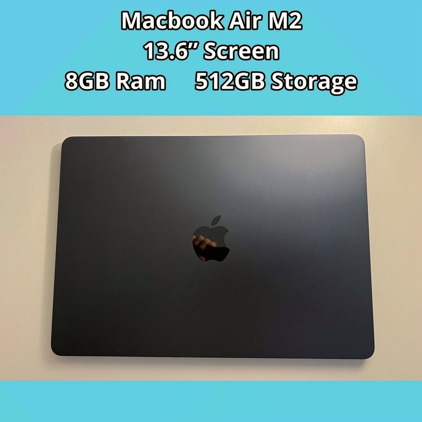Apple MacBook Air M2 512GB Midnight Unlocked - Used image 2