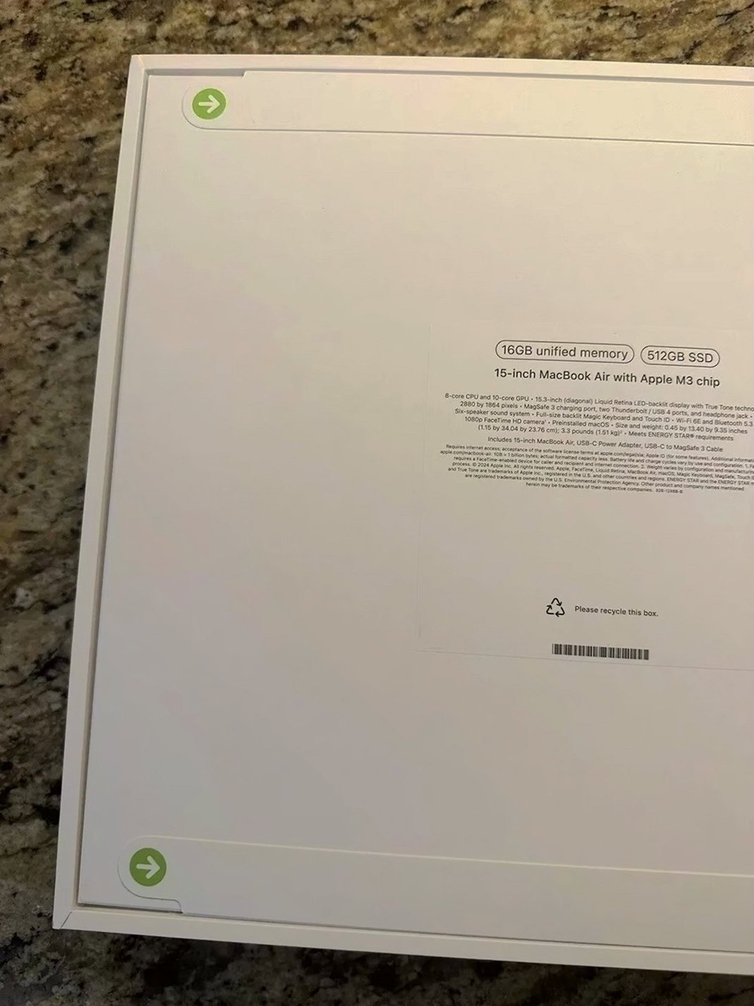 Apple MacBook Air 15-inch M3 512GB Starlight Used image 2