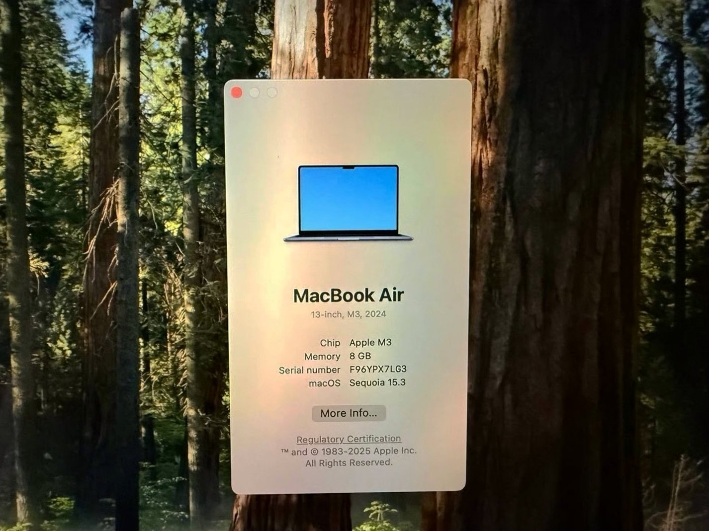 Apple MacBook Air M3 13" Midnight Unlocked - Used image 2