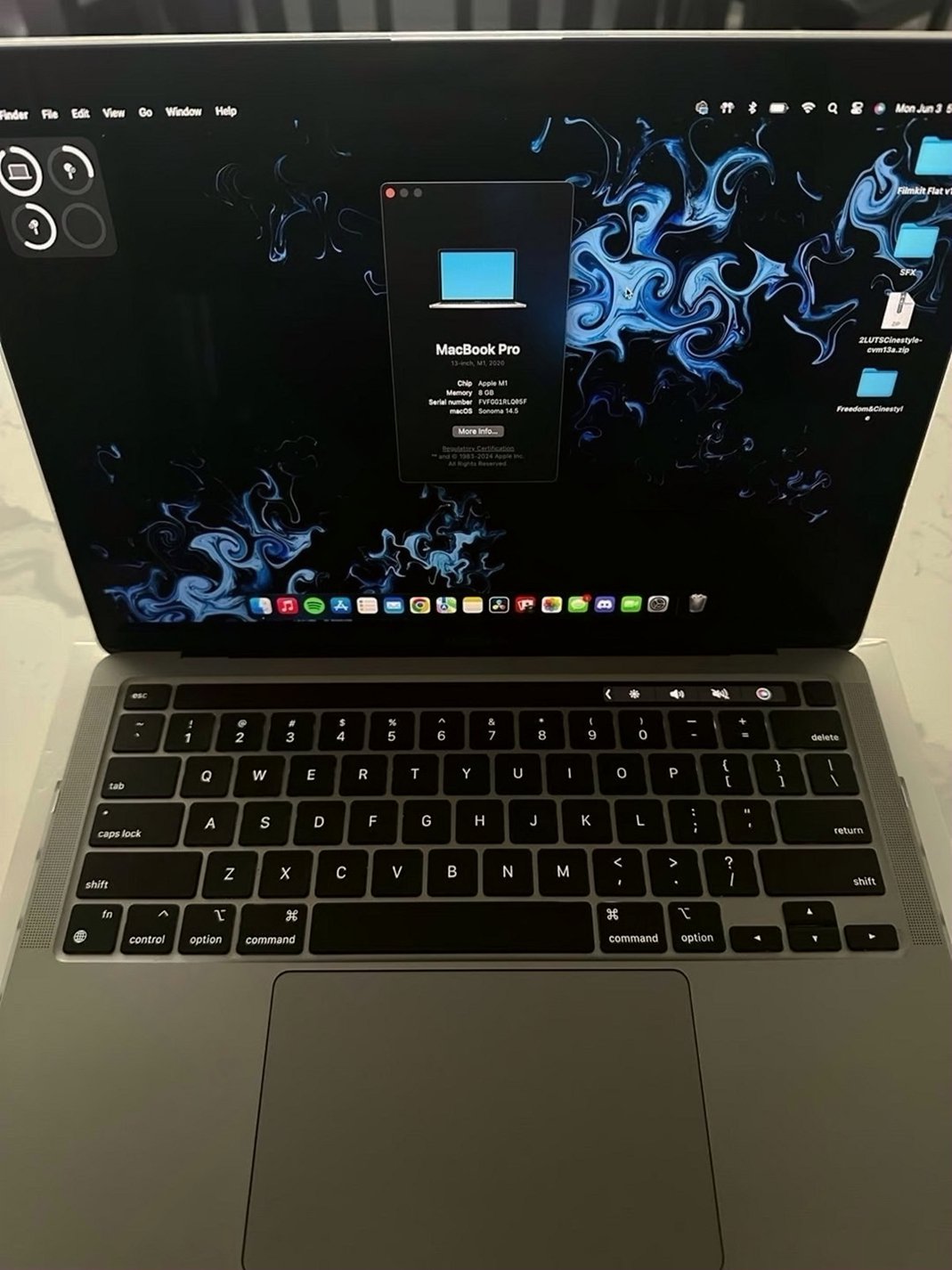 Apple MacBook Pro 13in 512GB Space Gray Unlocked - Used image 5