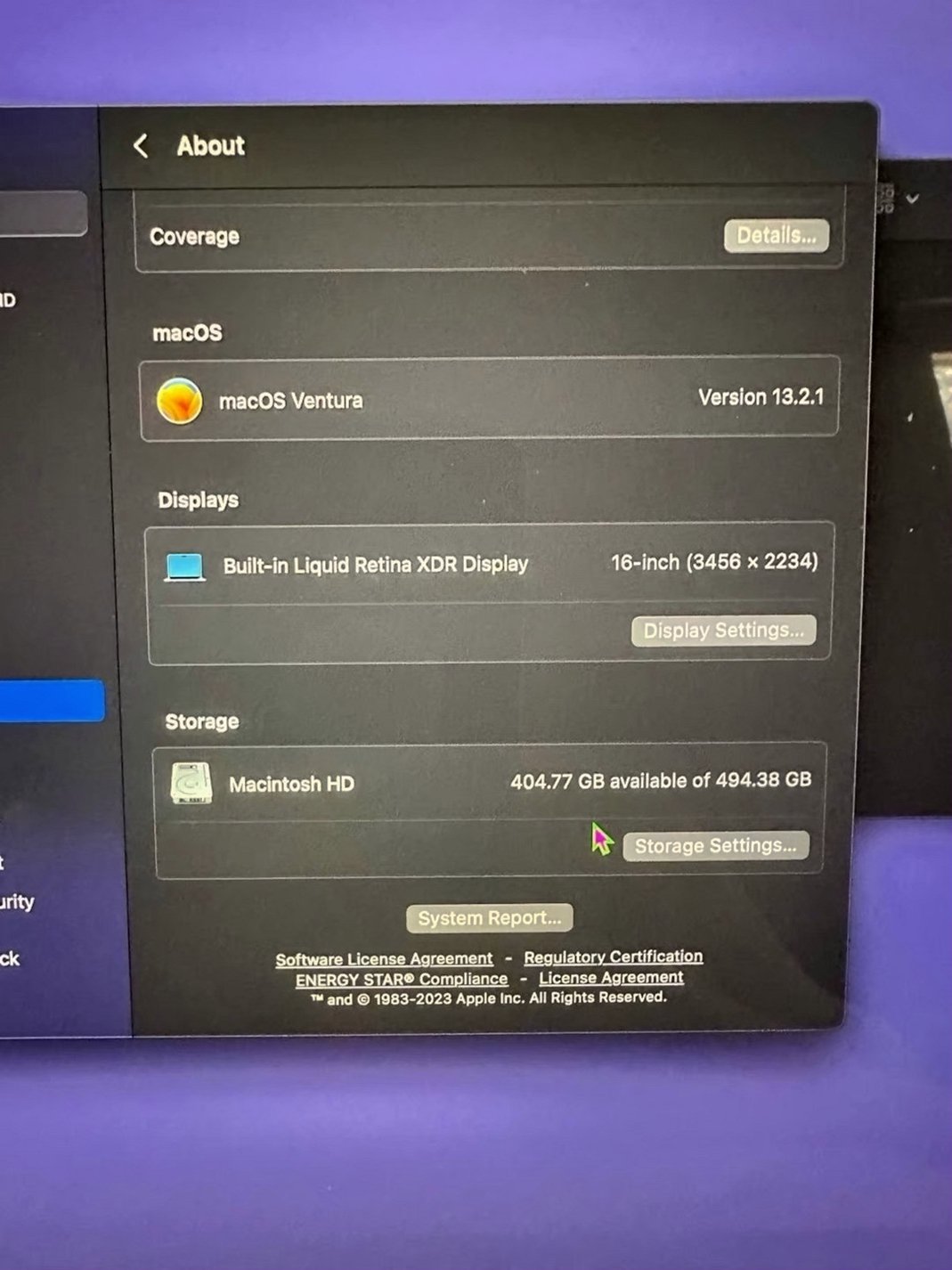 Apple MacBook Pro 16" 512GB Space Gray - Used image 3
