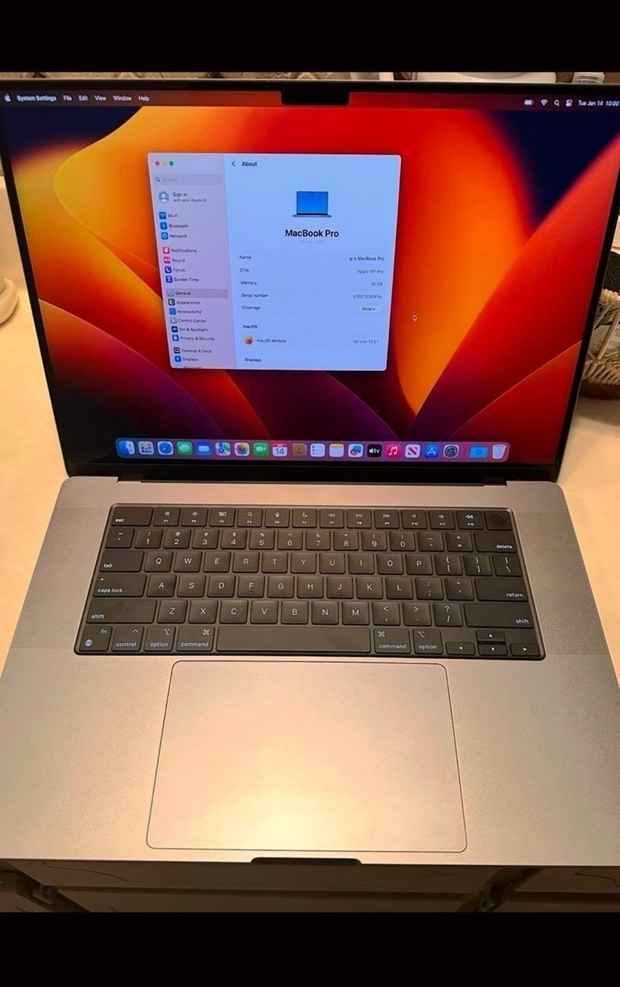Apple MacBook Pro 16 inch 1TB SSD 16GB - Used