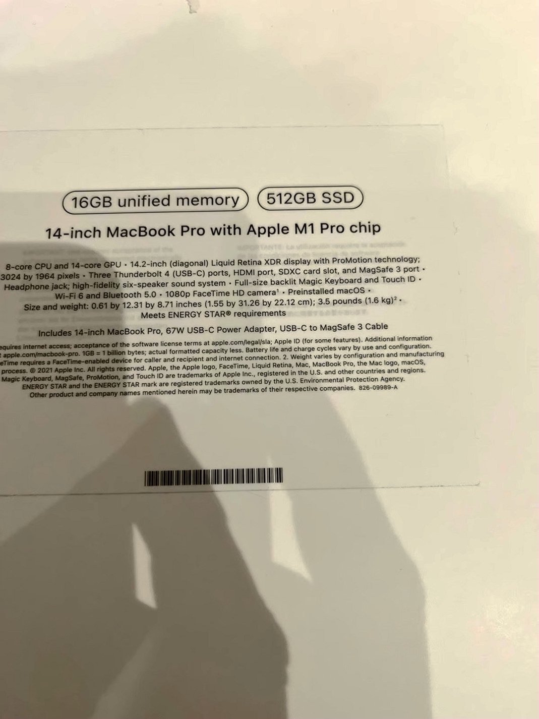 Apple MacBook Pro M1 3A36 512GB Space Gray Unlocked - Used image 3