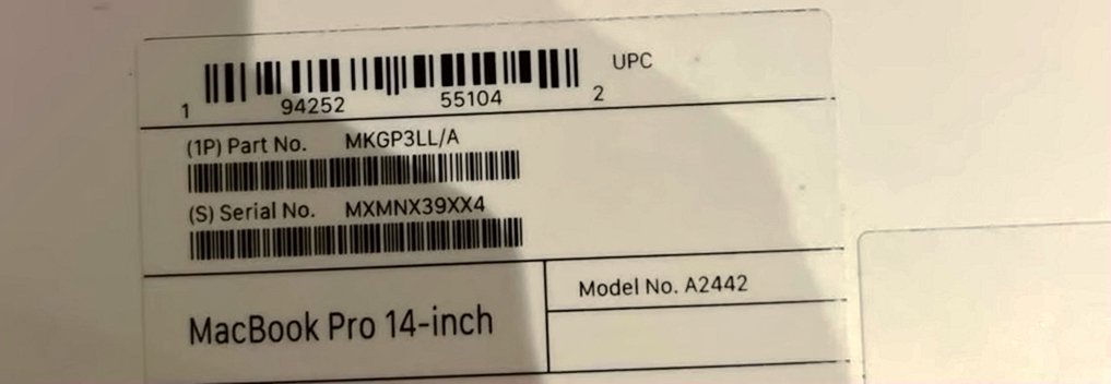 Apple MacBook Pro M1 3A36 512GB Space Gray Unlocked - Used image 4
