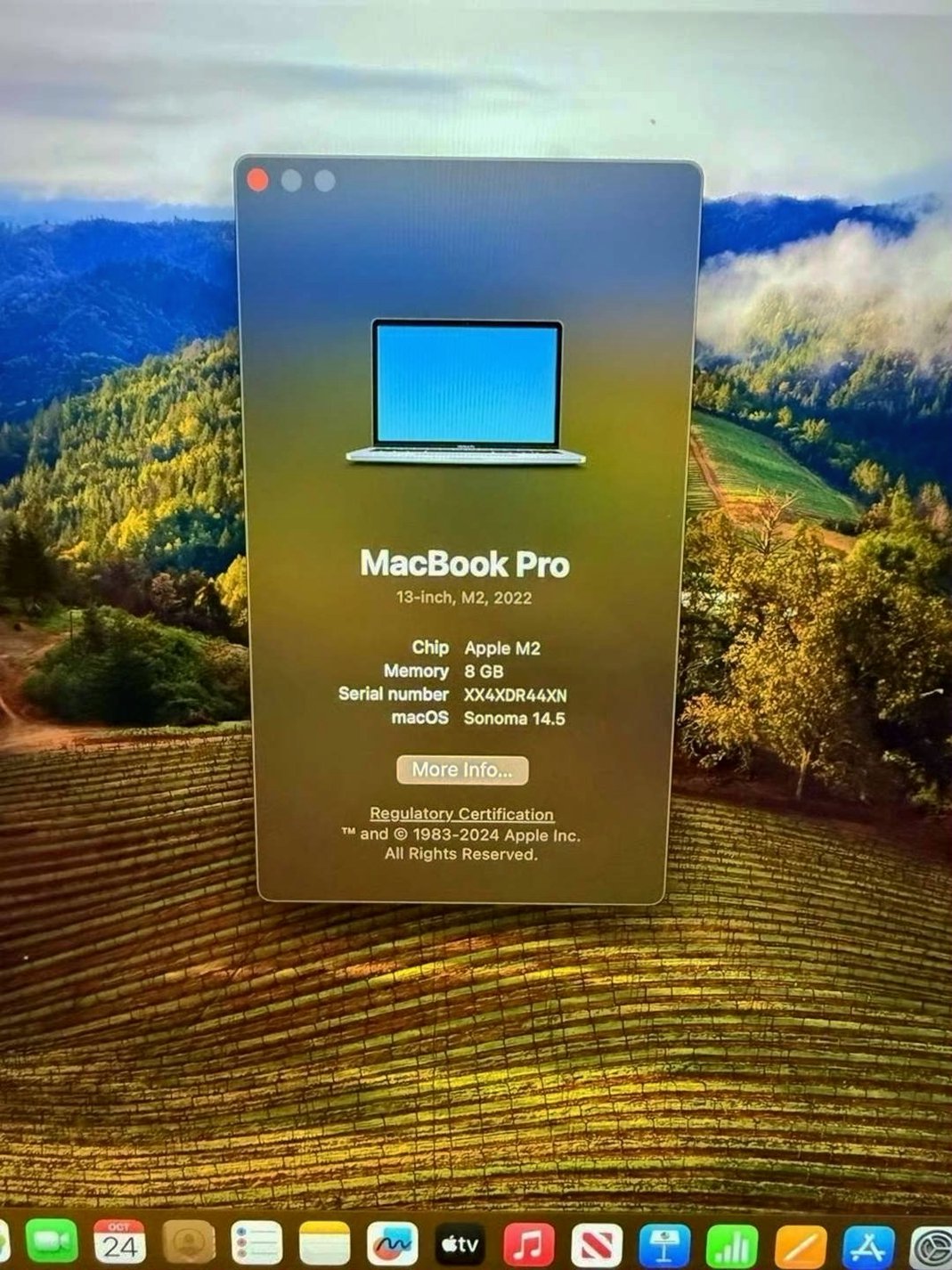 Apple MacBook Pro 8Z99 256GB Starry Theme Unlocked - Used image 3