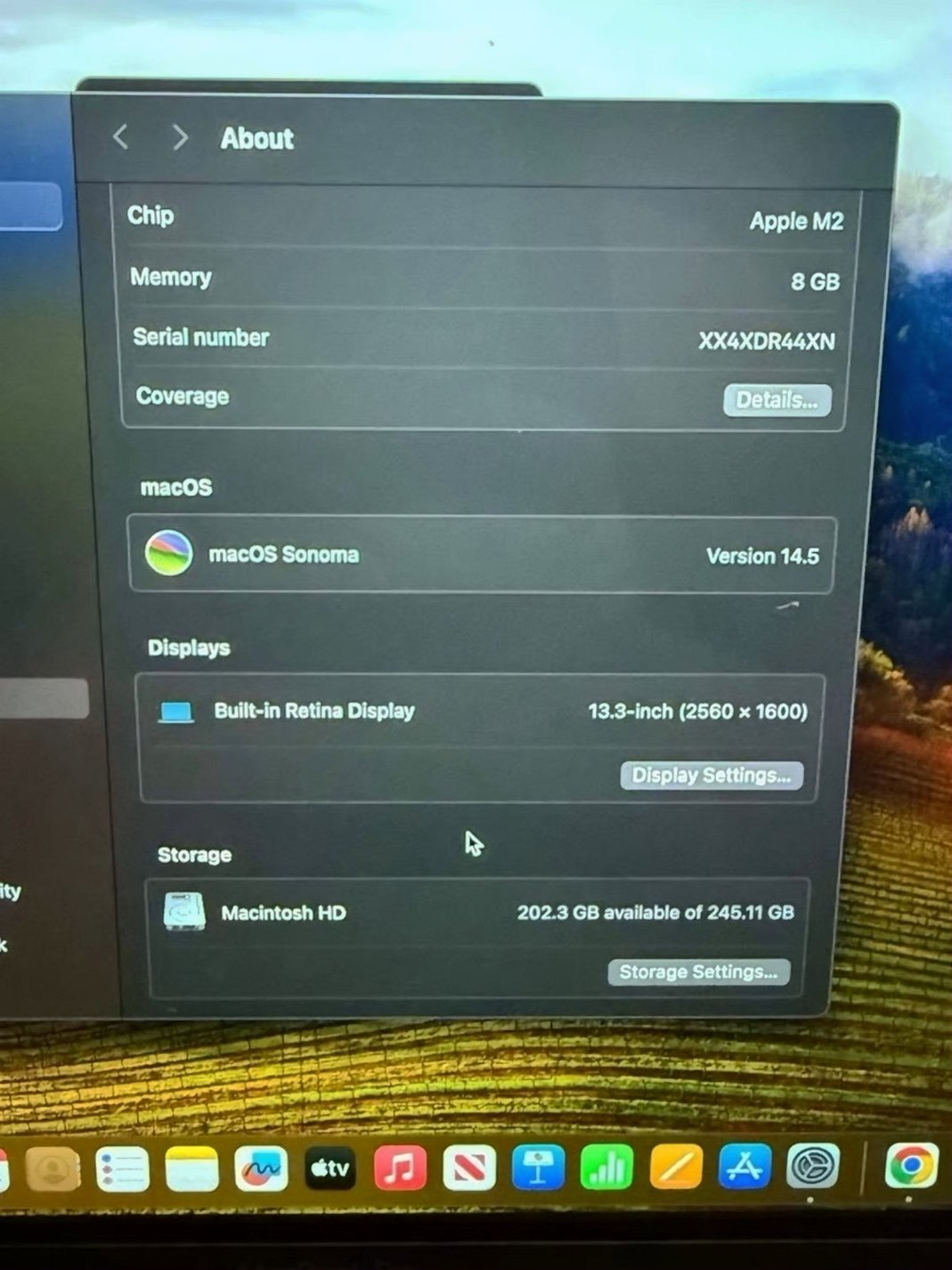 Apple MacBook Pro 8Z99 256GB Starry Theme Unlocked - Used image 4