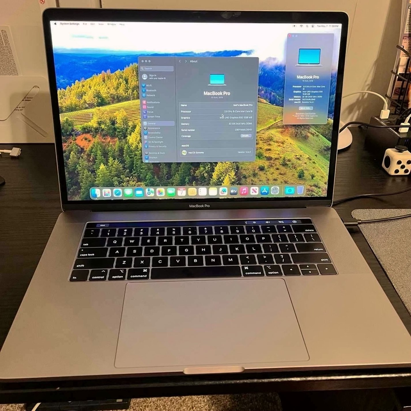 Apple MacBook Pro 15 2018 1TB SSD Space Gray Unlocked - Used