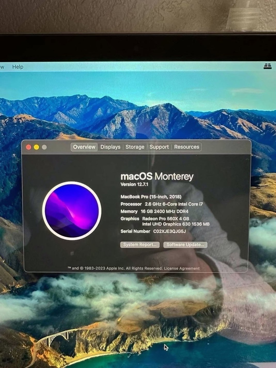 Apple MacBook Pro 15” Mid 2018 512GB SSD Used image 5