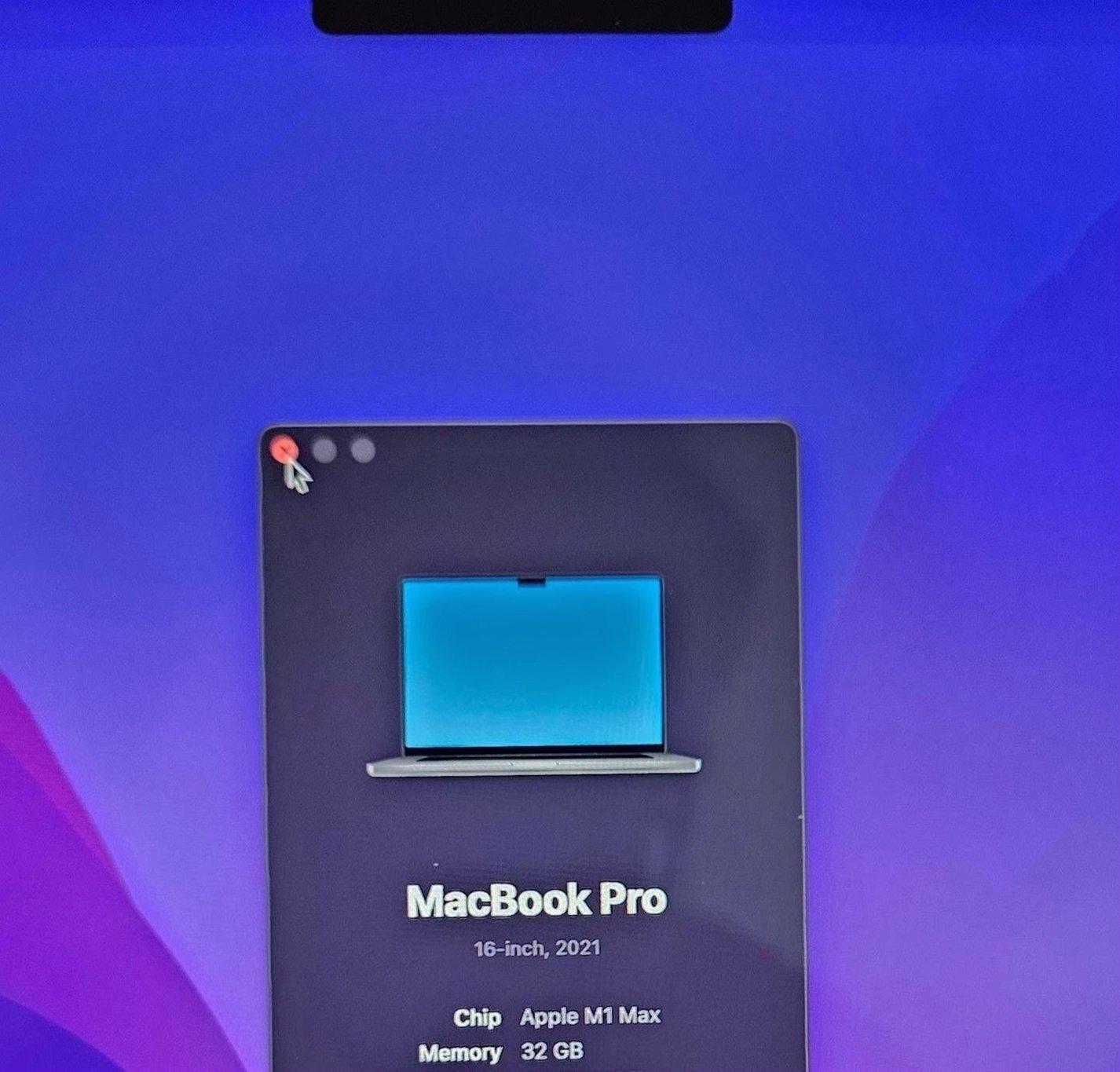 Apple MacBook Pro M1 Max 16in 32GB 1TB Space Gray Unlocked - Used