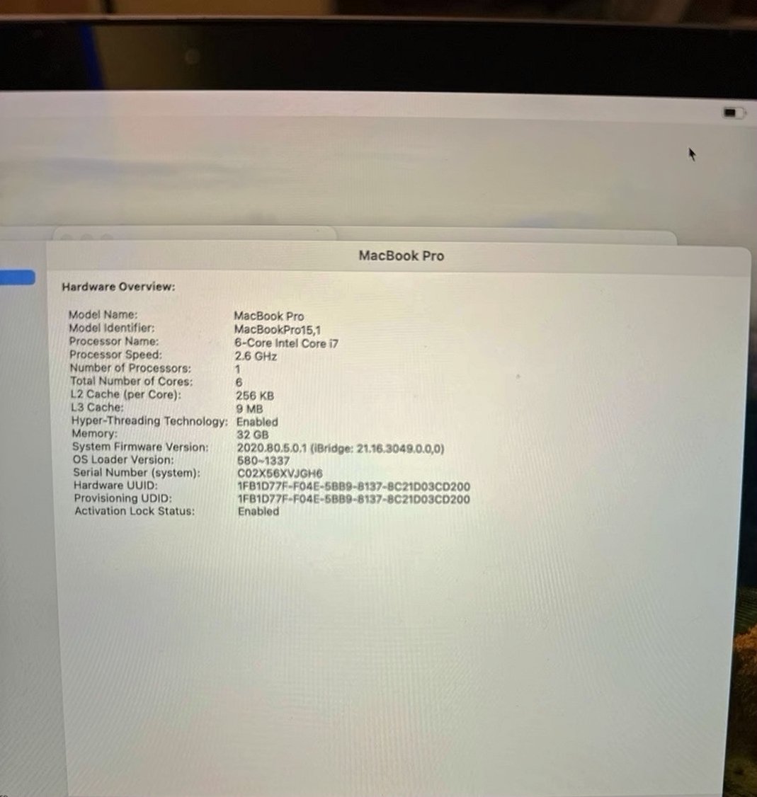 Apple MacBook Pro 15 32GB 512GB HDD - Used image 3