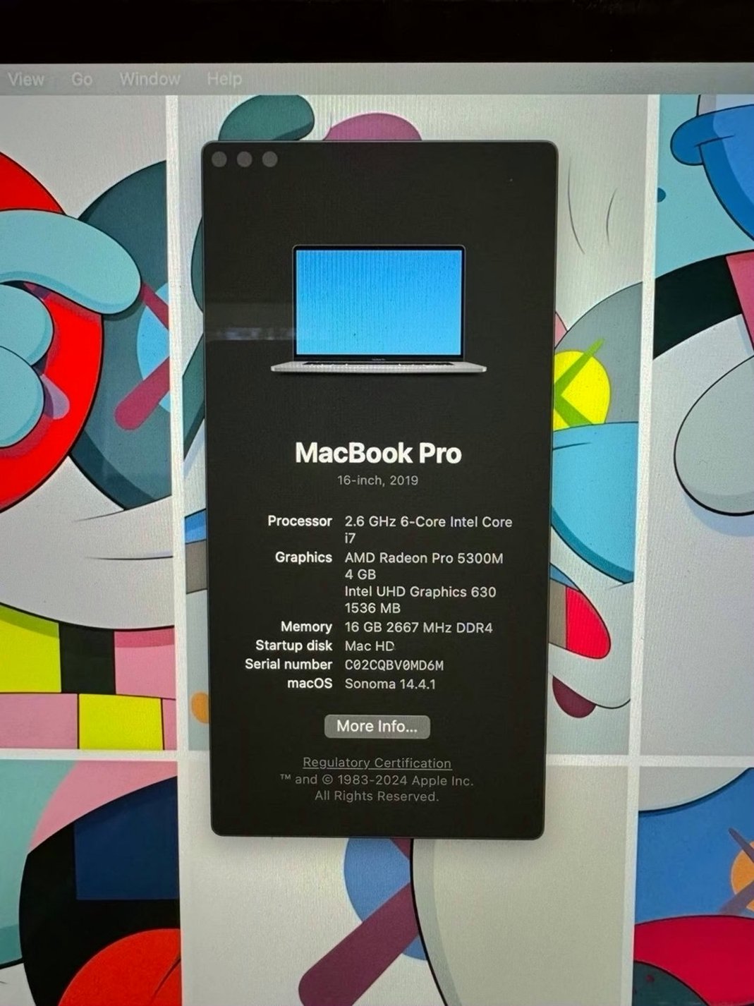 Apple MacBook Pro 16 512GB Silver Unlocked - Used image 2