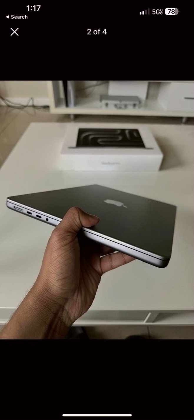 Apple MacBook Pro M3 2F13 512GB Space Gray - Used image 2