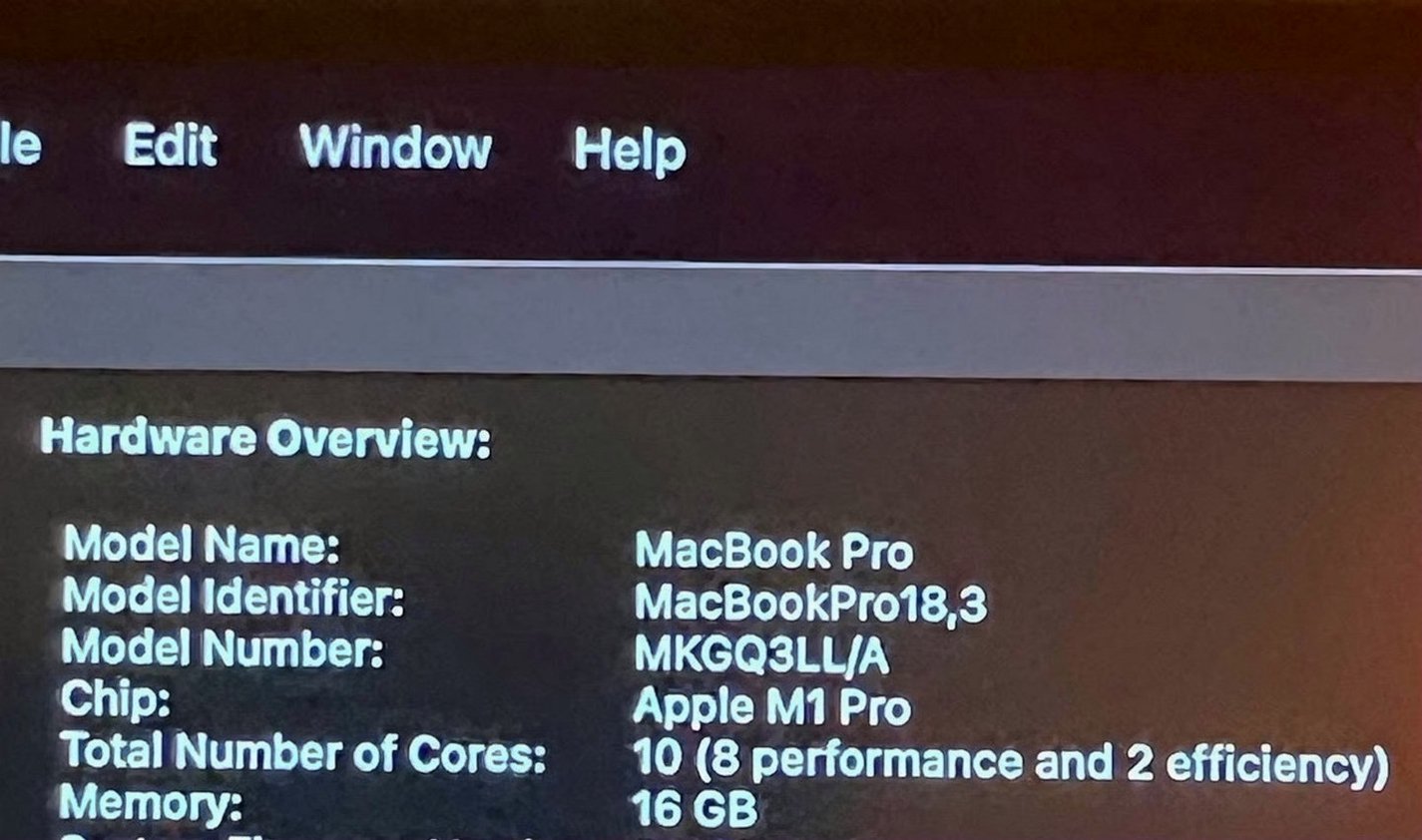 Apple MacBook Pro 14 Inch M1 Pro 1TB Space Gray - Used image 4