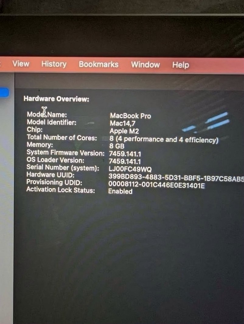 Apple MacBook Pro 13 inch M2 256GB Space Gray Unlocked - Used image 4