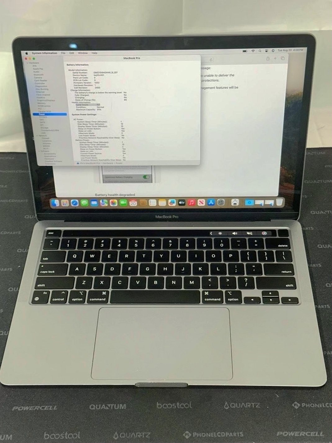 Apple MacBook Pro 13in M1 512GB SSD Unlocked - Used