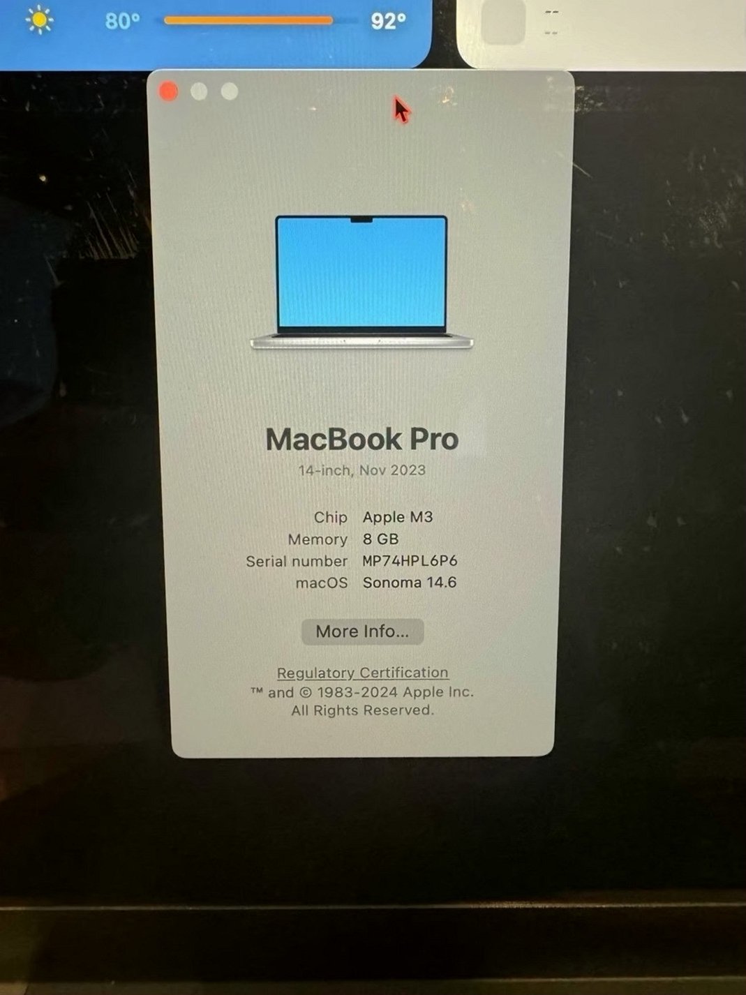 Apple MacBook Pro 13 512GB Space Gray Used image 2