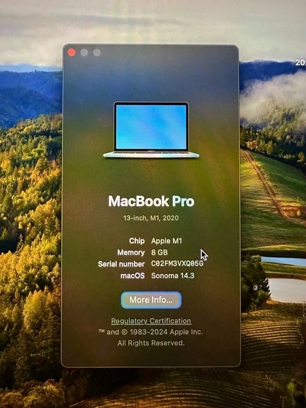 Apple MacBook Pro 2020 M1 256GB Space Gray - Used image 3