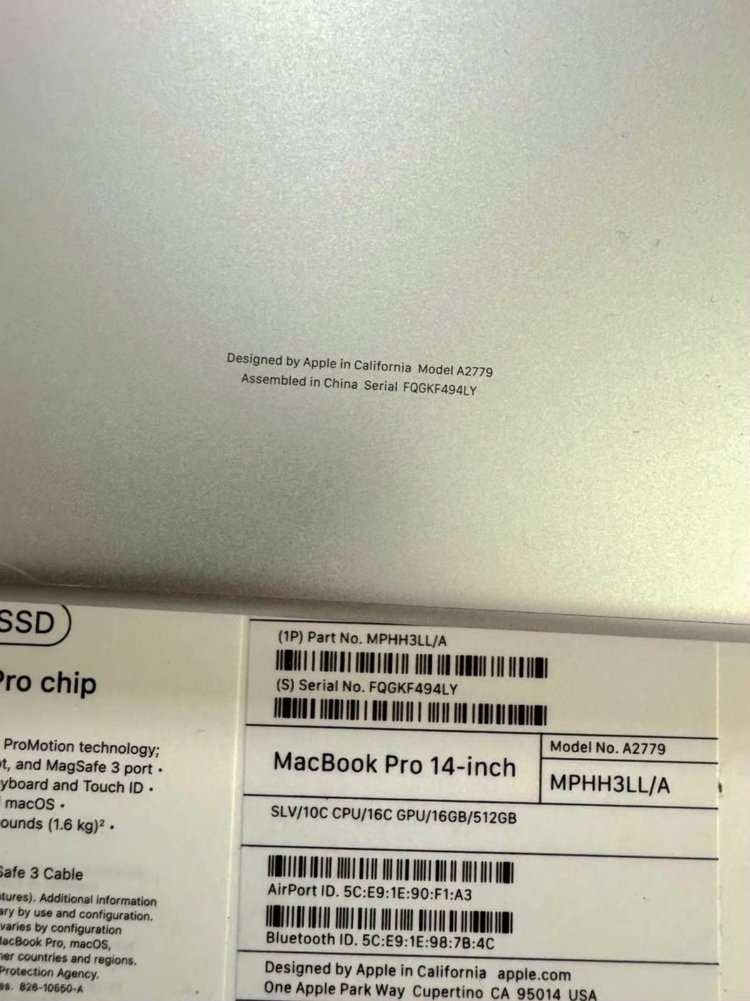 Apple MacBook Pro 8X63 M2 Pro 512GB Unlocked - Used image 5