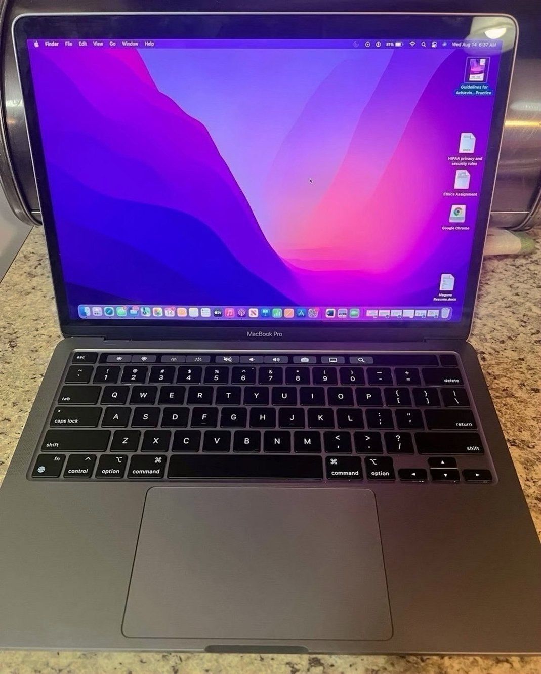 Apple MacBook Pro 9N93 256GB Space Gray Unlocked - Used